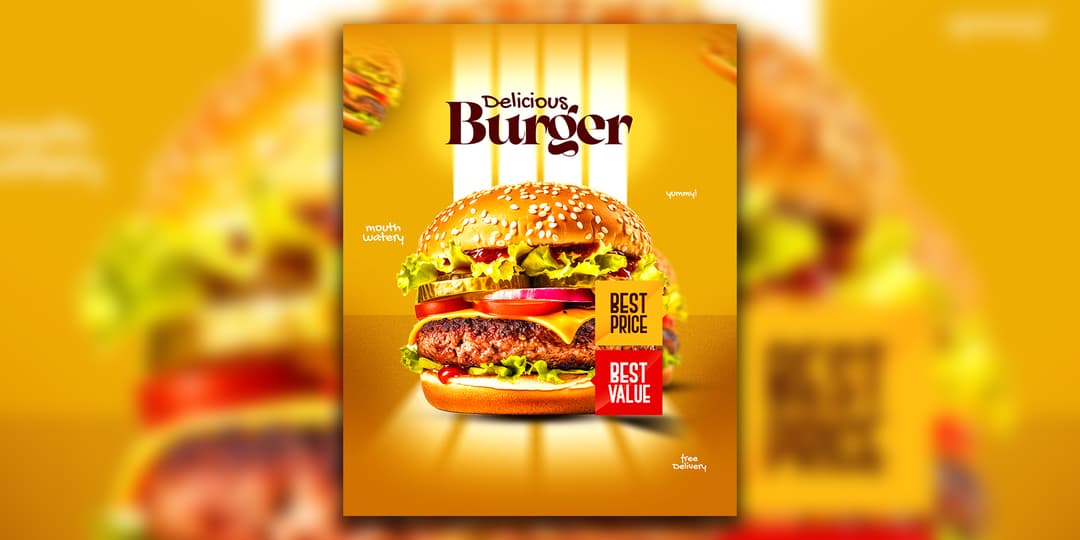 Burger Poster